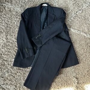 Boys Sz 8 Navy Blue Suit
